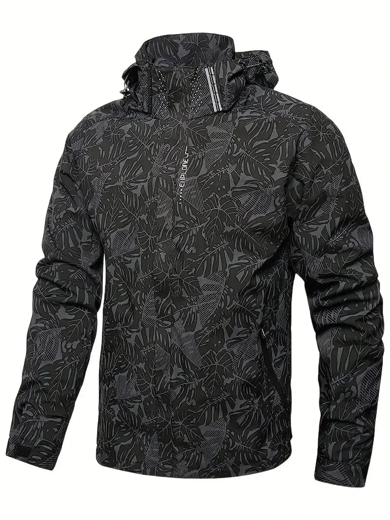 Veste coupe-vent imperméable décontractée pour hommes grande taille du M au 5XL MAEJORKEN