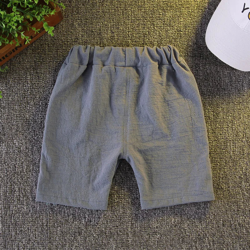 Ensemble deux pièces en coton pour garçons t-shirt à manches courtes + Short du 18 mois au 7 ans
