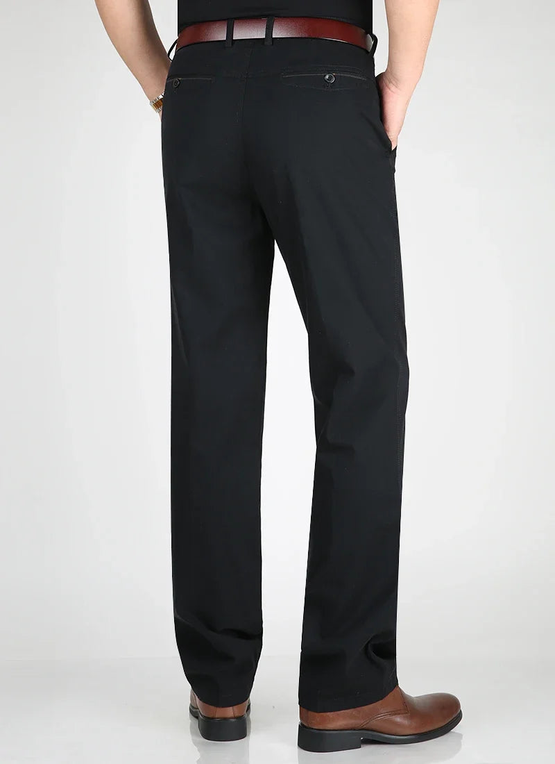 Pantalon Décontracté en Coton Fin MAEJORKEN