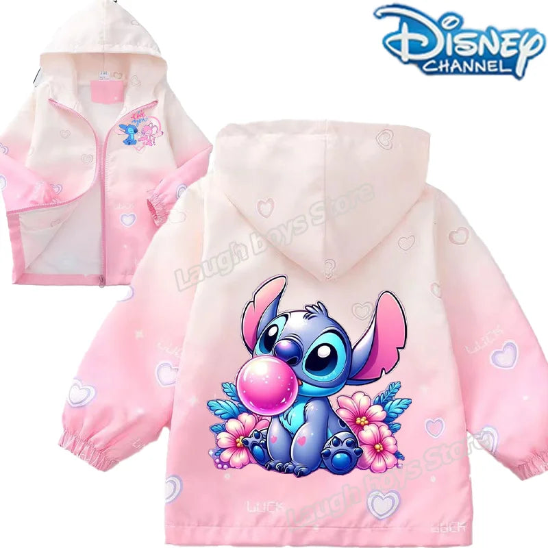 Stitch Disney enfants vestes pour filles mignon imprimé l