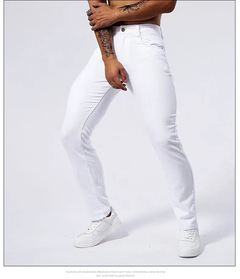 Jeans décontractés blancs MAEJORKEN