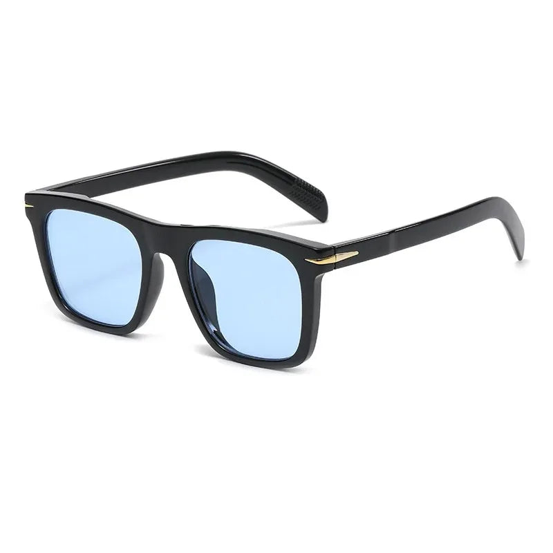Lunettes de soleil carrées Vintage pour hommes, Anti- lumière bleue MAEJORKEN