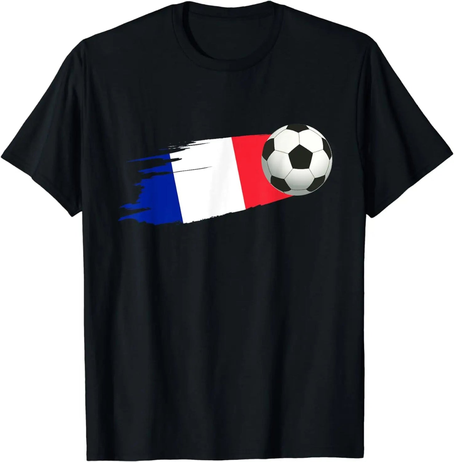 T-Shirt en Coton de l'Équipe de Football de France du S au 6XL MAEJORKEN