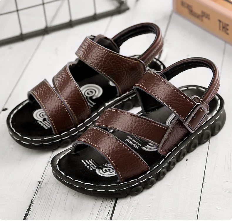 Sandales d'été en cuir PU pour enfants du 26 au 39