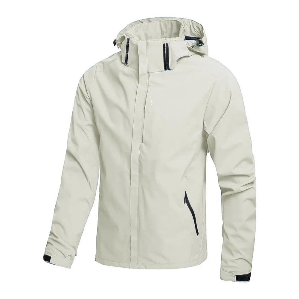 Veste de pluie imperméable légère à capuche grande taille du du 4XL au 5XL