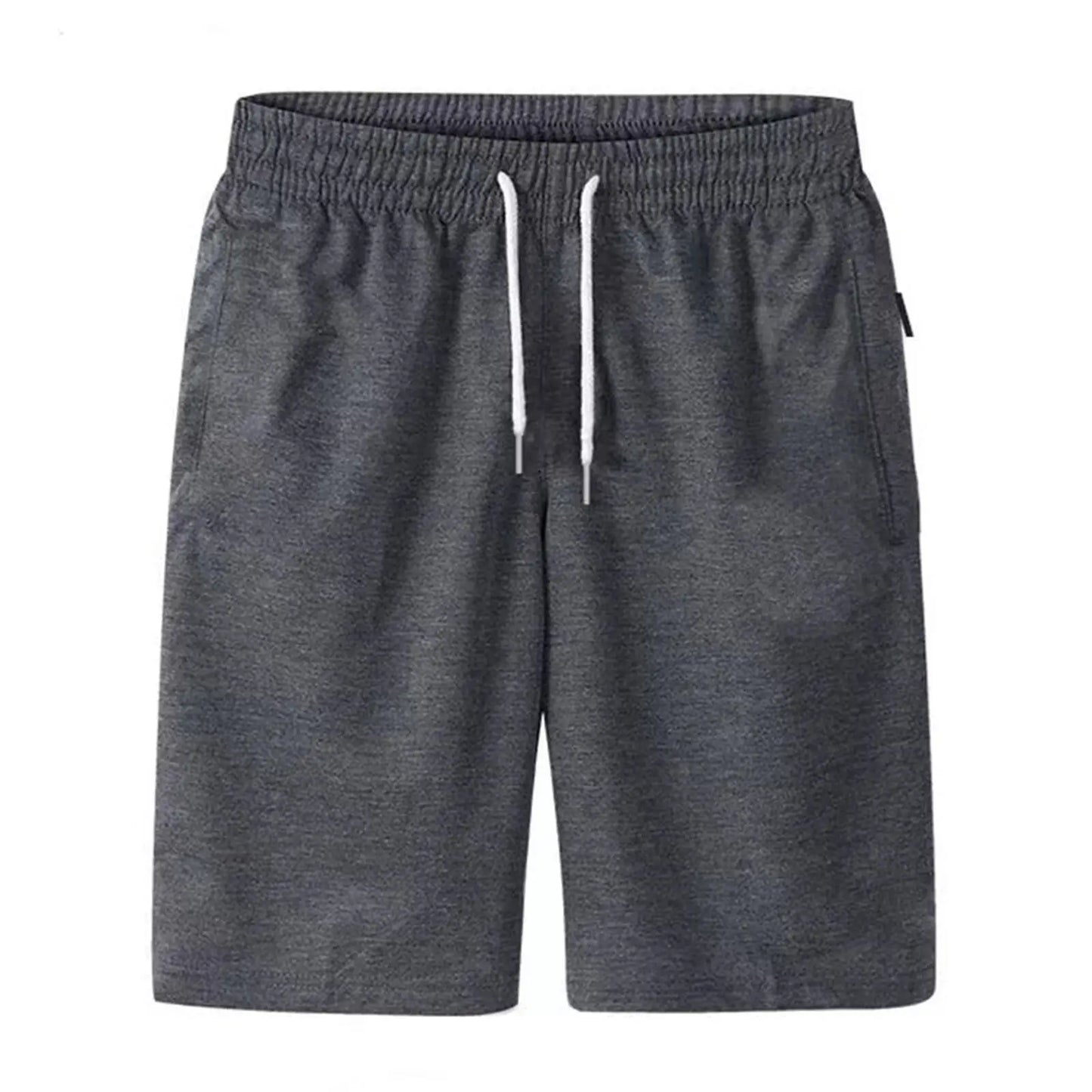 Short de sport à poches zippée pour hommes
