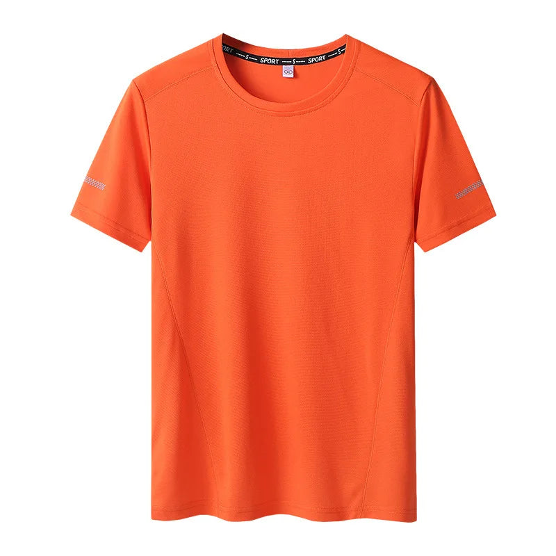 T-shirt manches courtes col rond homme, séchage rapide, grande taille 6XL à 11 XL