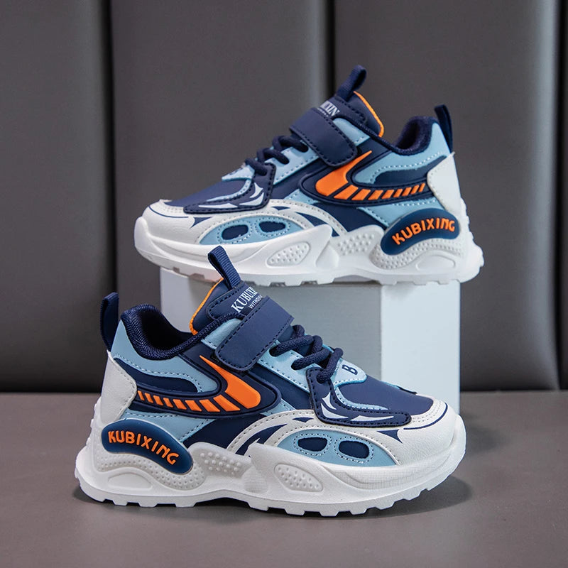 Baskets en cuir pour filles du 26 au 37