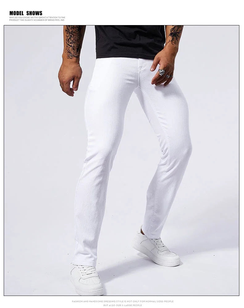 Jeans décontractés blancs MAEJORKEN