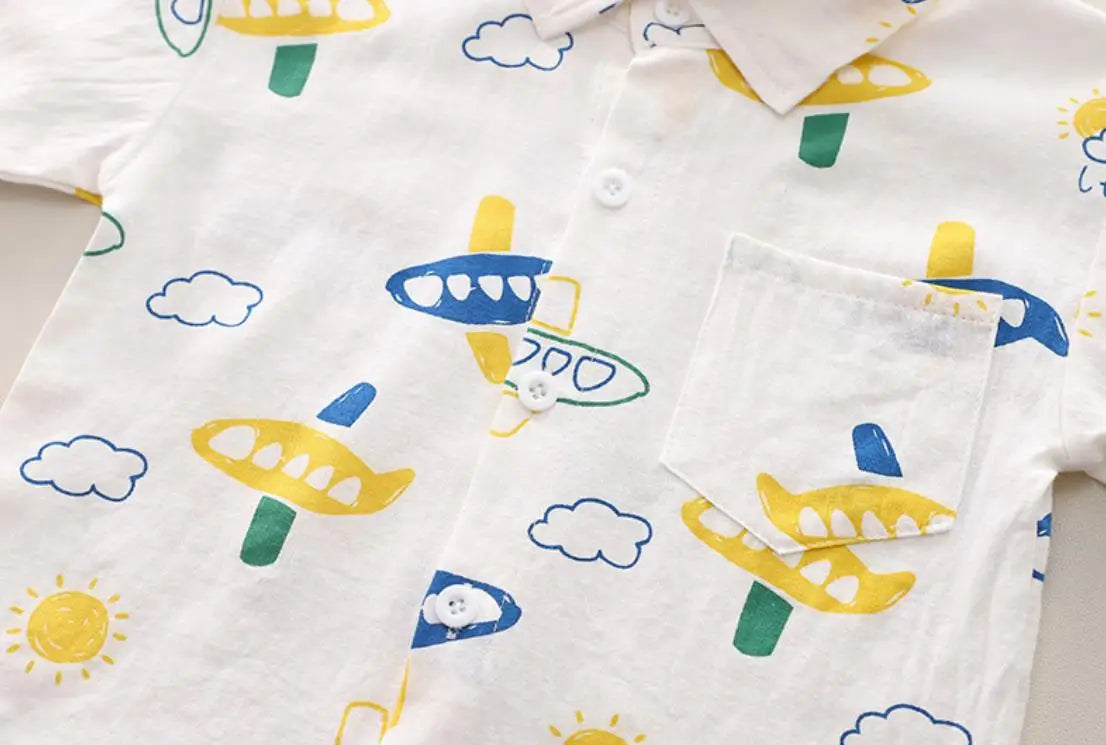 Ensemble 3 pièces pour Bébé Garçon Cardigan, Chemise, pantalon du 6 mois au 5 ans