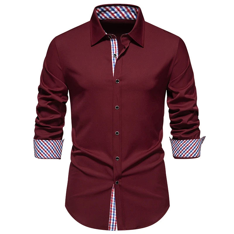 Chemise avec motif imprimé hommes du XS au 6XL