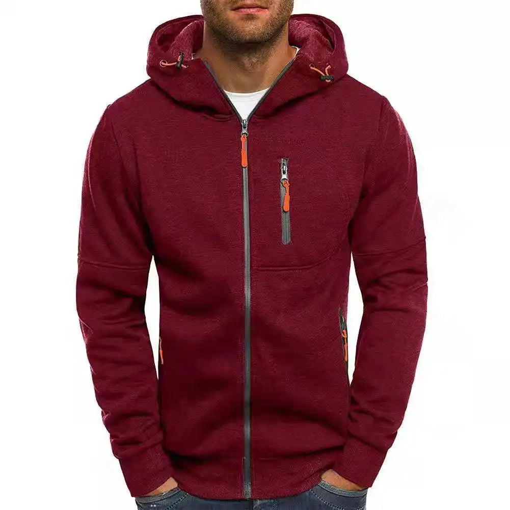Veste à capuche avec pochette fermeture éclair 4XL MAEJORKEN