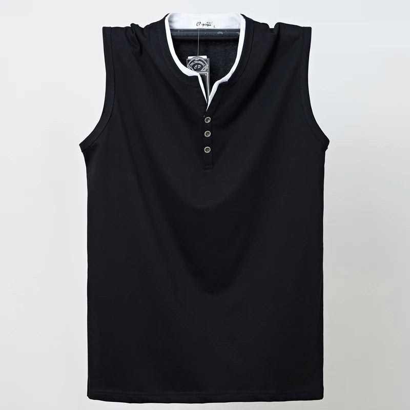 Débardeur en coton sans manches du L au 6XL