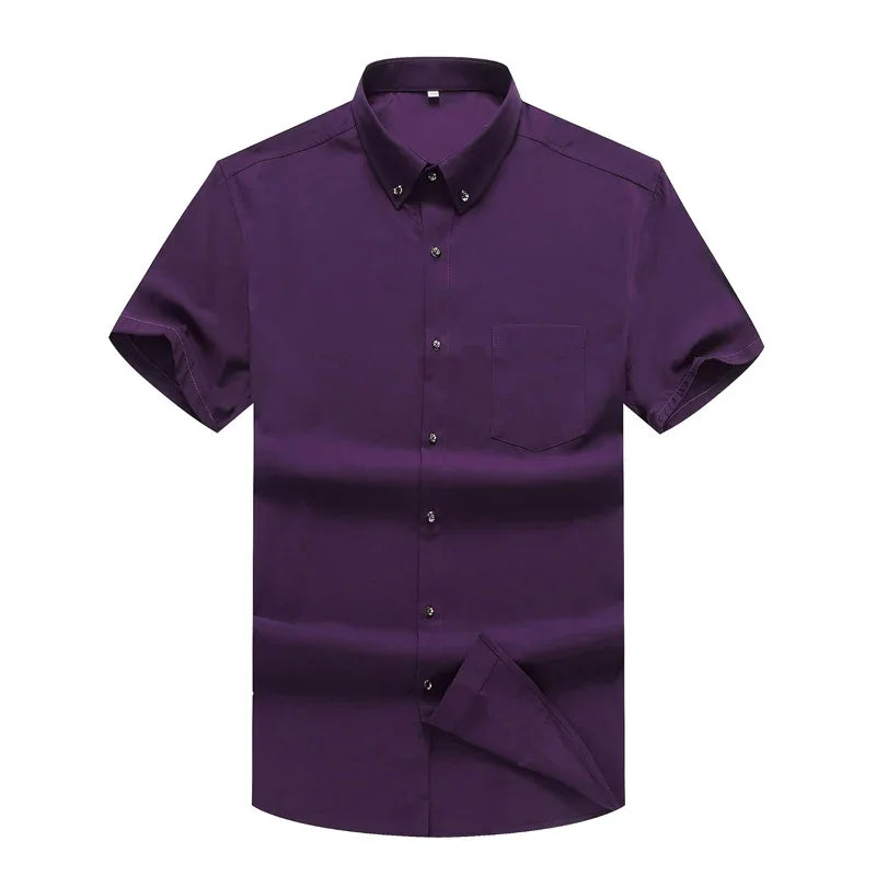 Chemise décontractée à manches courtes grande taille du M au 8XL MAEJORKEN