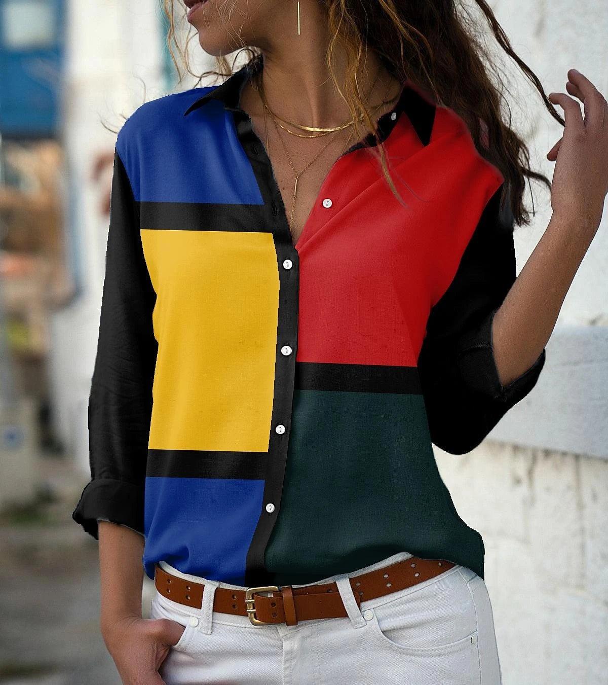 Chemisier couleur