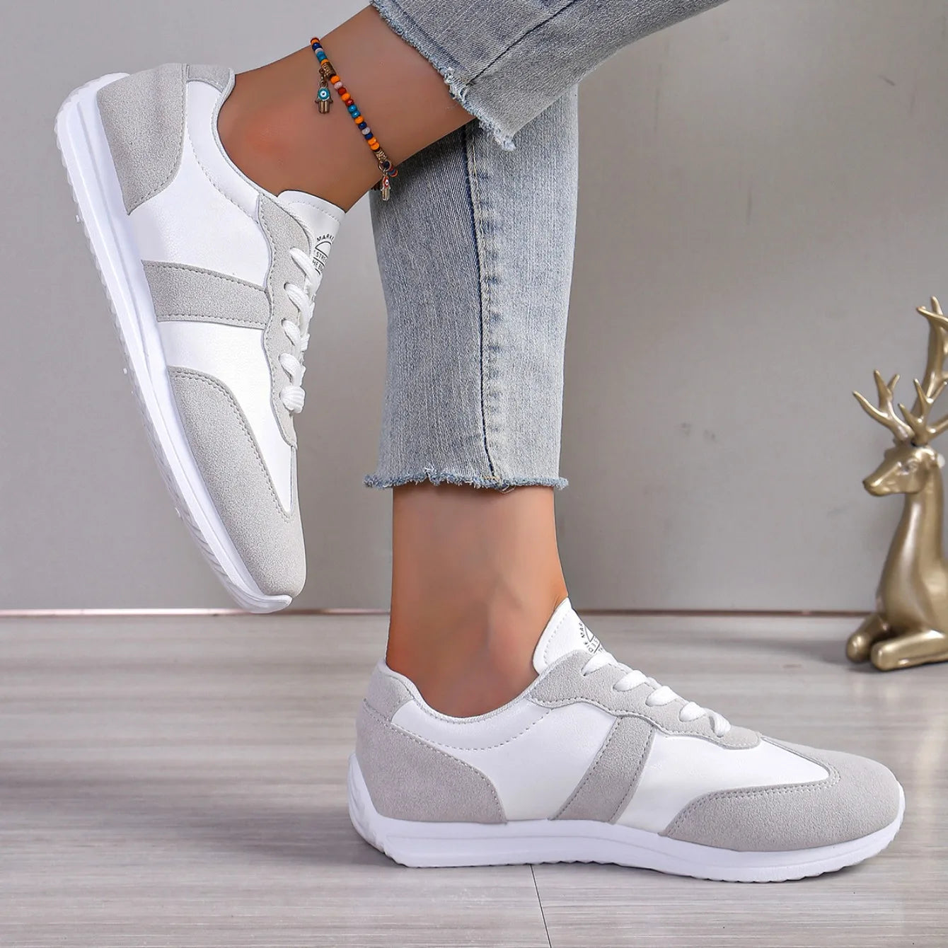 Baskets à plateforme en cuir du 35 au 41