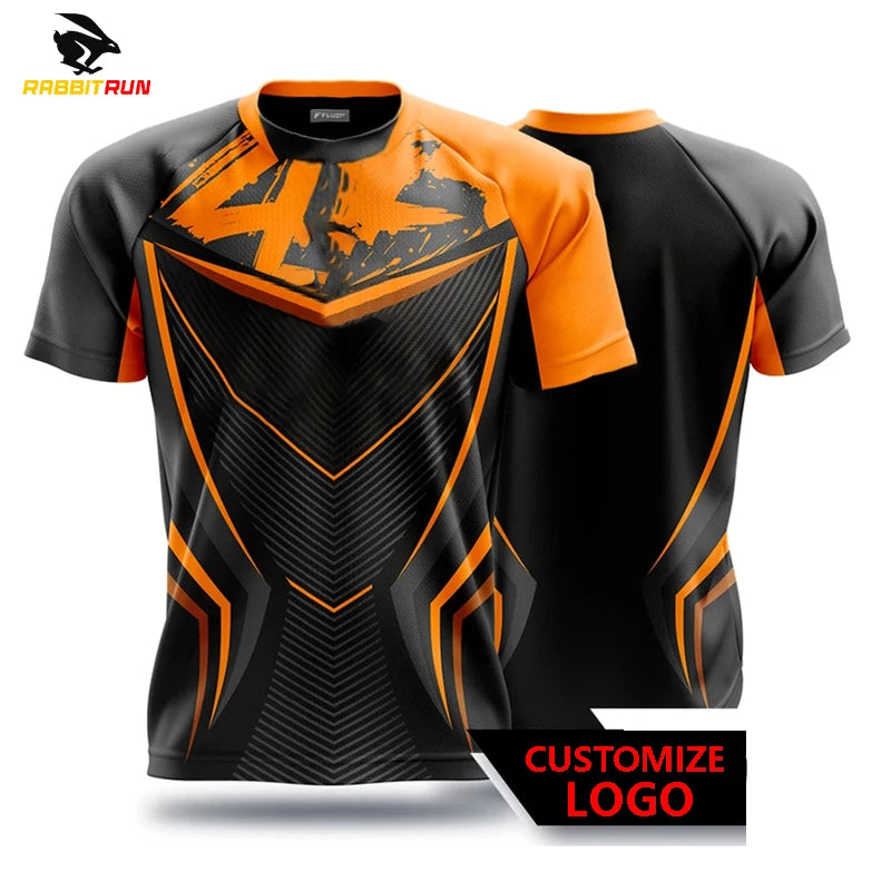 Nouveaux T-shirts pour hommes T-shirts à séchage rapide chemise uniformes vêtements de compétition de jeu T-shirts imprimés garçons Sport respirant MAEJORKEN