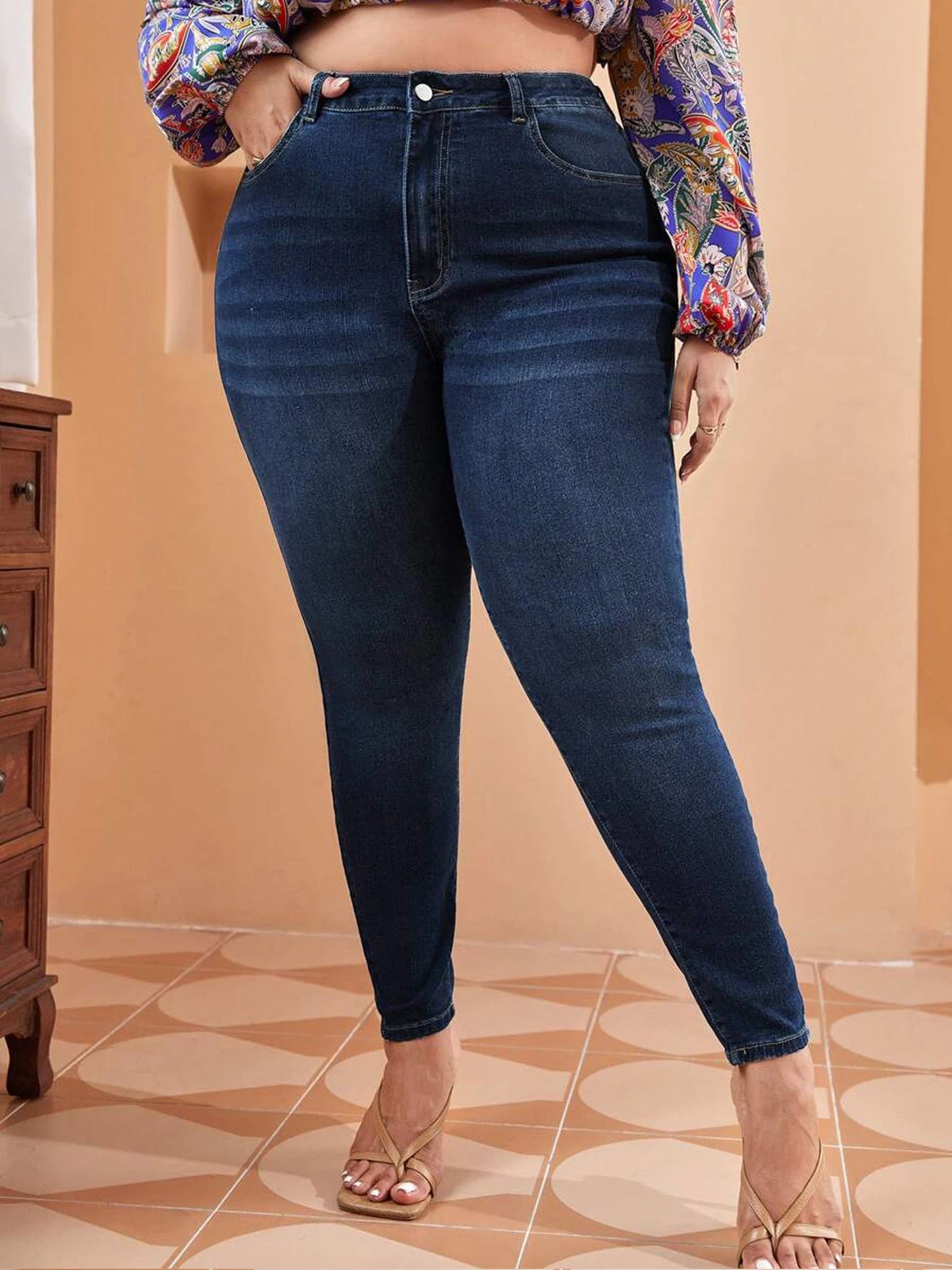 Jeans taille haute MAEJORKEN