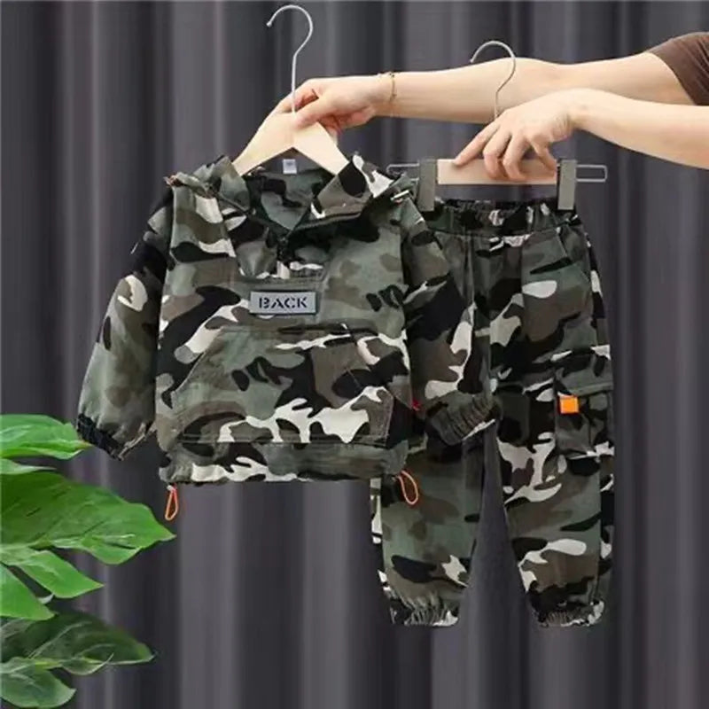 Ensemble manteau et pantalon pour bébé garçon, tenue pour enfant de 2 à 8 ans