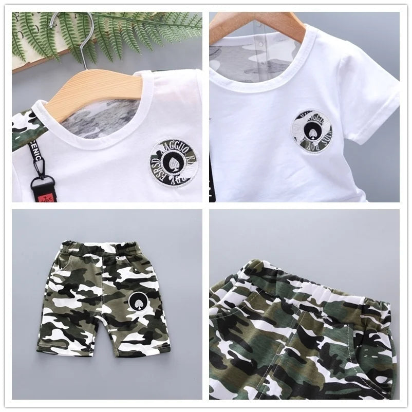 Ensemble t-shirt et short du 9 mois 4 ans
