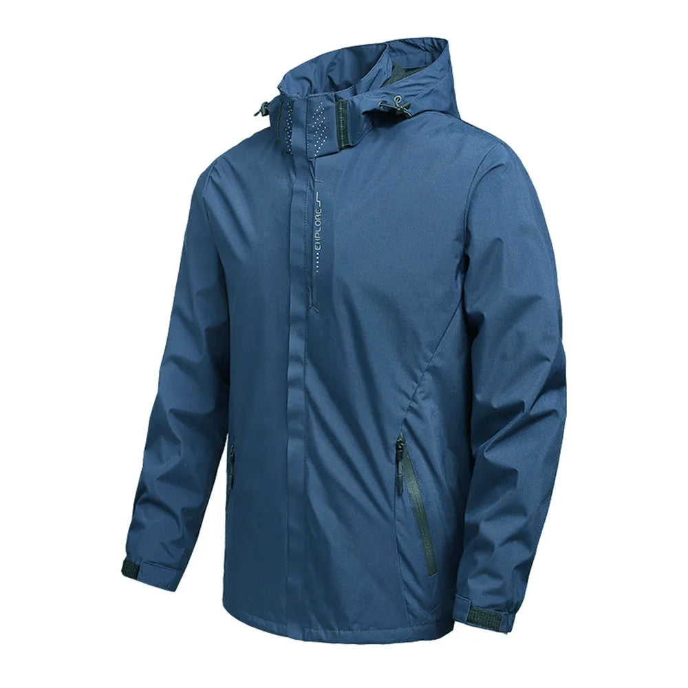 Veste de pluie imperméable légère à capuche grande taille du du 4XL au 5XL