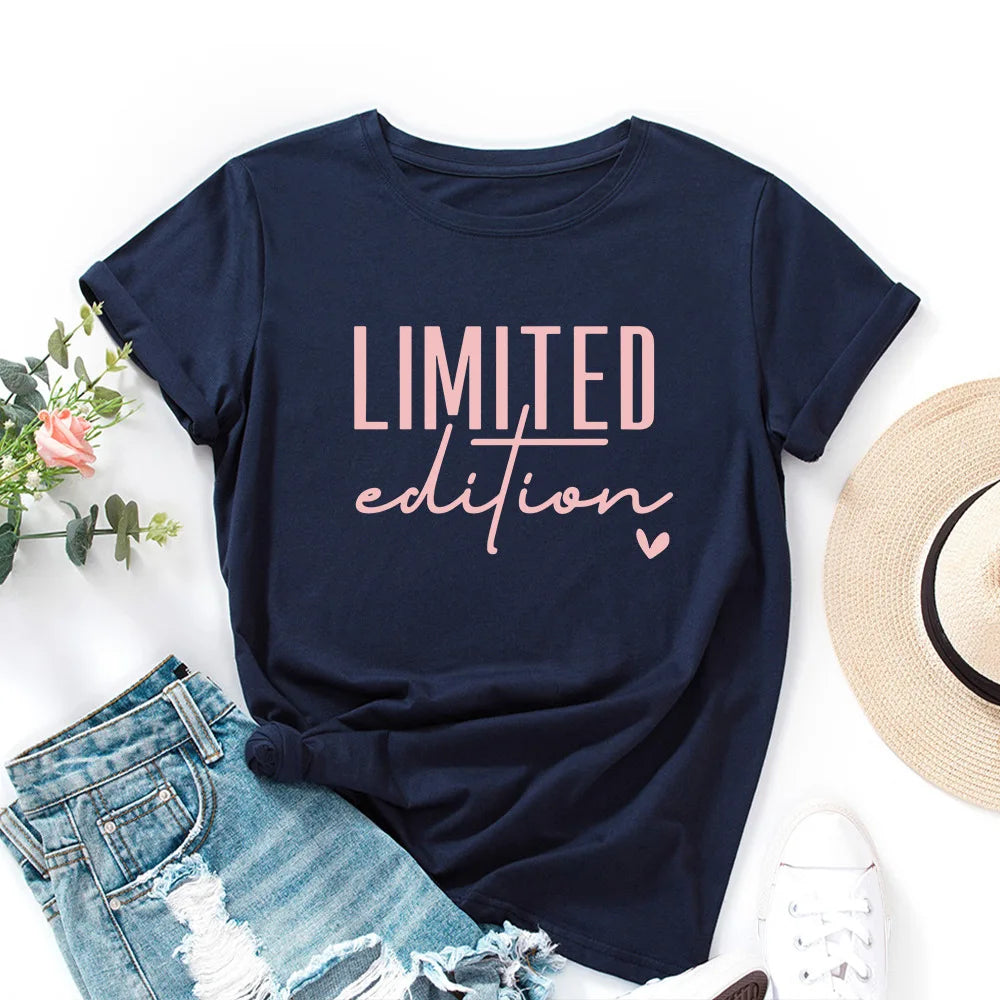 T-shirt manches courtes estival et graphique, en coton MAEJORKEN