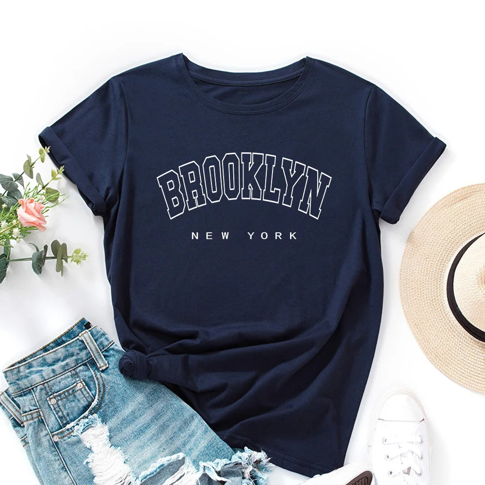 T- shirt manches courtes pour femme ,en coton