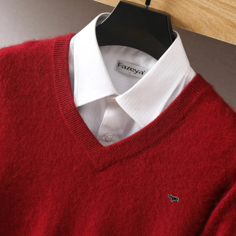 Pull en cachemire de vison MAEJORKEN