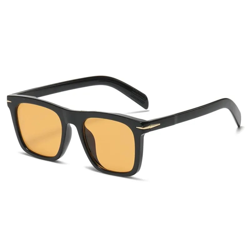 Lunettes de soleil carrées Vintage pour hommes, Anti- lumière bleue MAEJORKEN