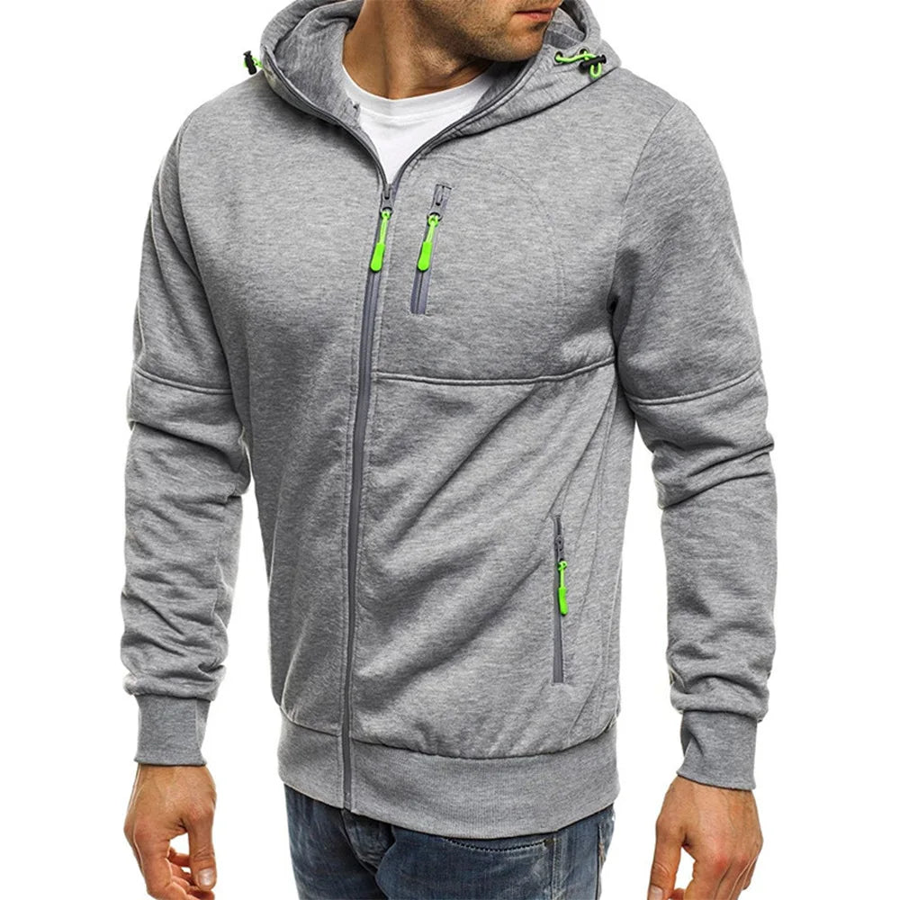 Veste à capuche avec pochette fermeture éclair 4XL MAEJORKEN