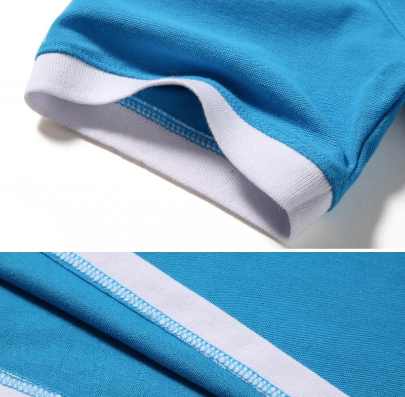 Polo à manches courtes à revers du S au 4XL