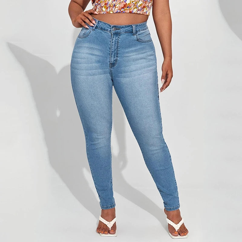 Jeans taille haute