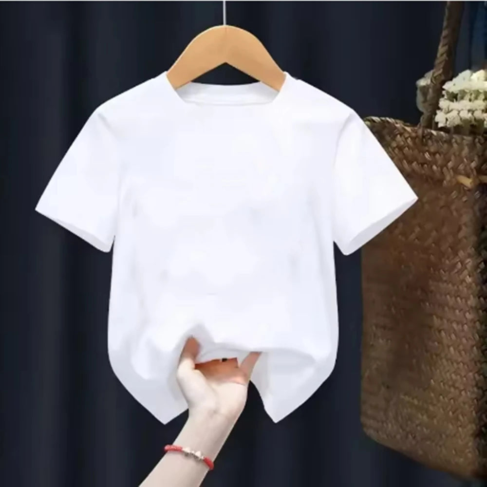 T-shirt d'été garçons/filles col rond haut à manches courtes MAEJORKEN