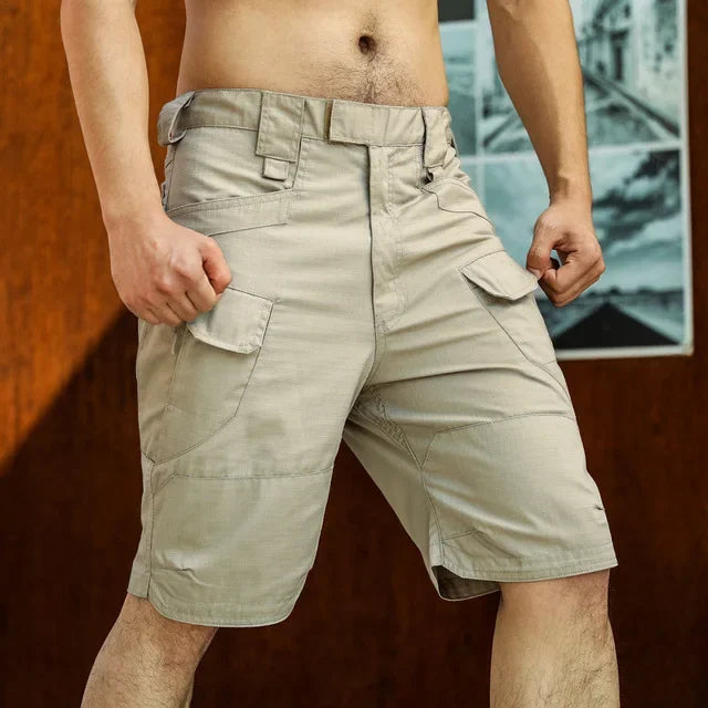 Short cargo imperméable à séchage rapide pour homme, pantalon multi-poches MAEJORKEN