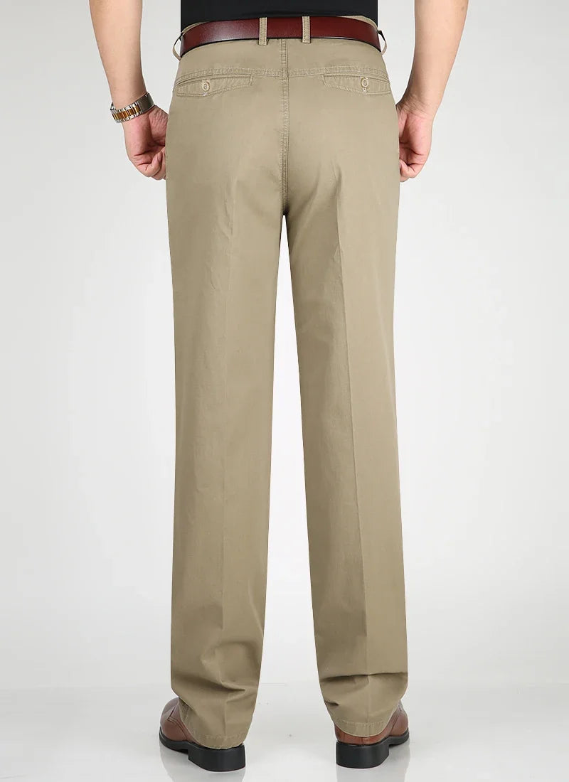 Pantalon Décontracté en Coton Fin MAEJORKEN