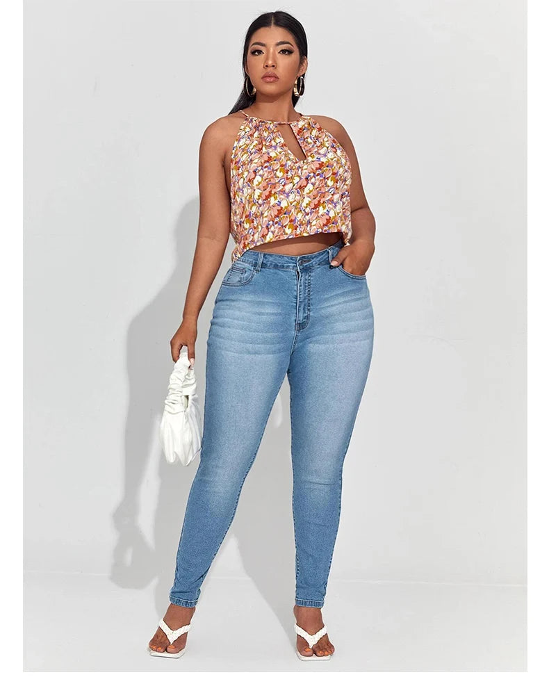 Jeans taille haute