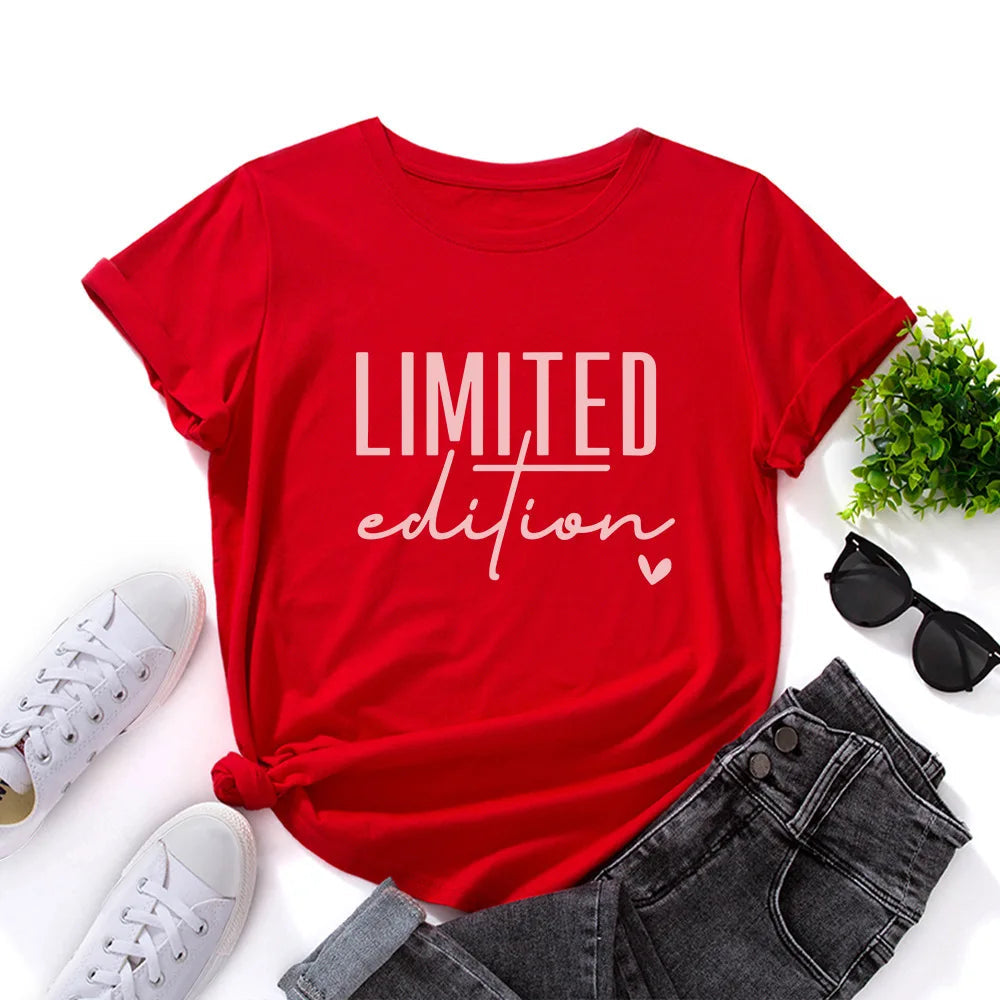 T-shirt manches courtes estival et graphique, en coton MAEJORKEN