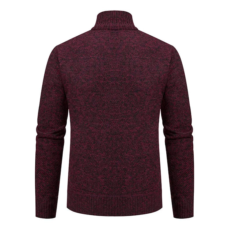 Cardigan zippé avec poche confortable et stylé du M au 4XL MAEJORKEN