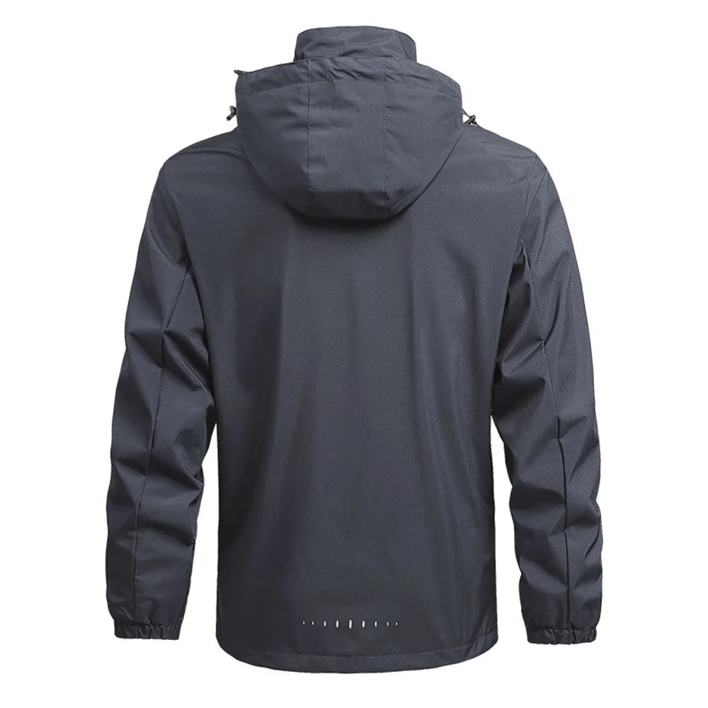 Veste de pluie imperméable légère à capuche grande taille du du 4XL au 5XL