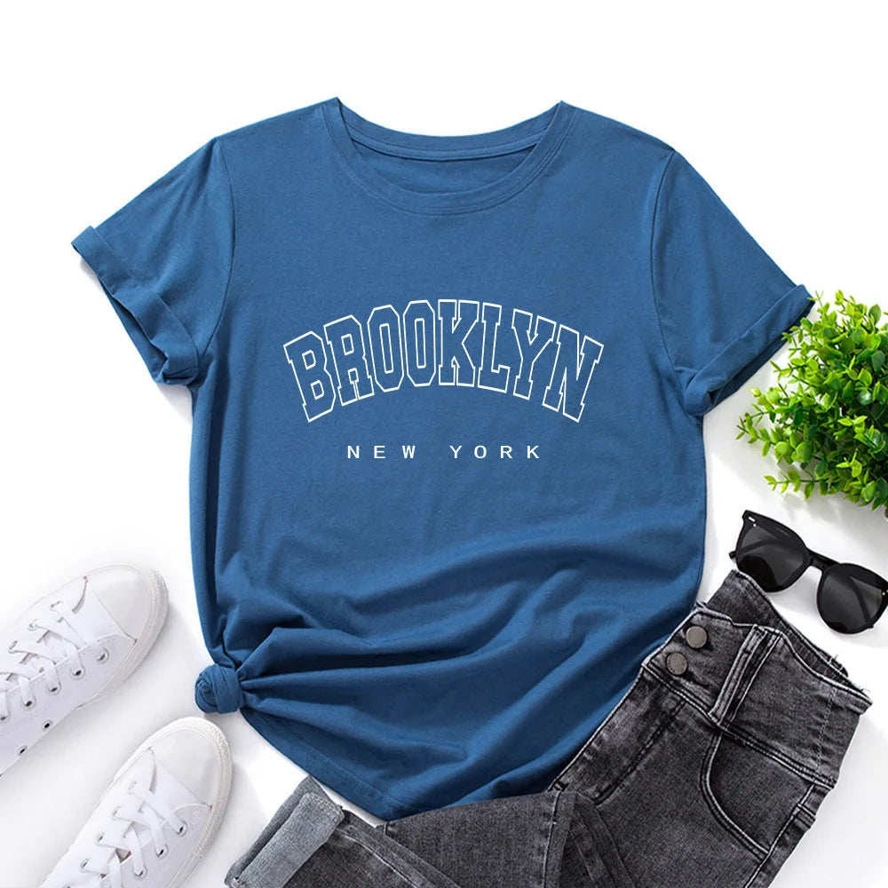 T- shirt manches courtes pour femme ,en coton