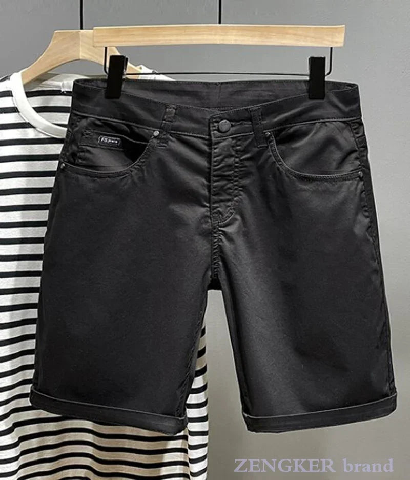 Short d'été grande taille pour hommes, culotte ample surdimensionnée, pantalon moyen, section fine, extensible, en coton, décontracté, 42 44 46 MAEJORKEN