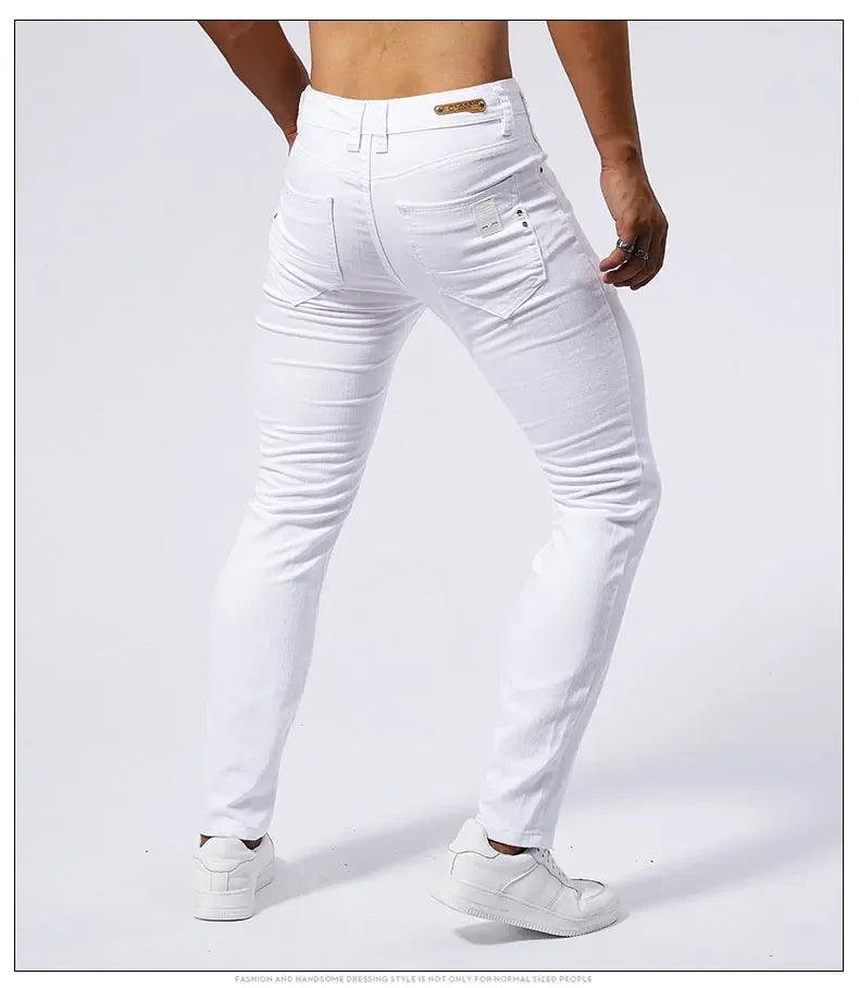 Jeans décontractés blancs MAEJORKEN