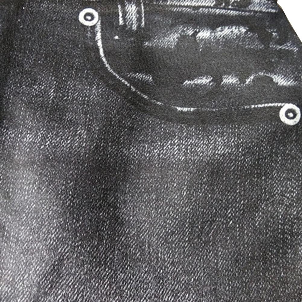 Jean en denim taille haute multi-poches