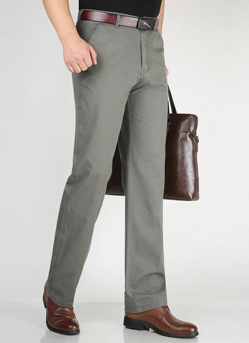 Pantalon Décontracté en Coton Fin MAEJORKEN