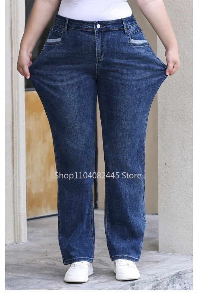 Jean Droit en Denim Grande Taille 5XL 6XL MAEJORKEN