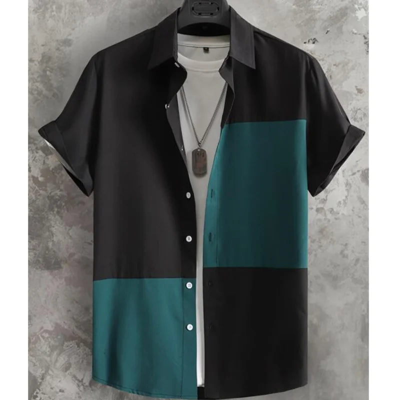 Chemise à manches courtes du S au 5XL