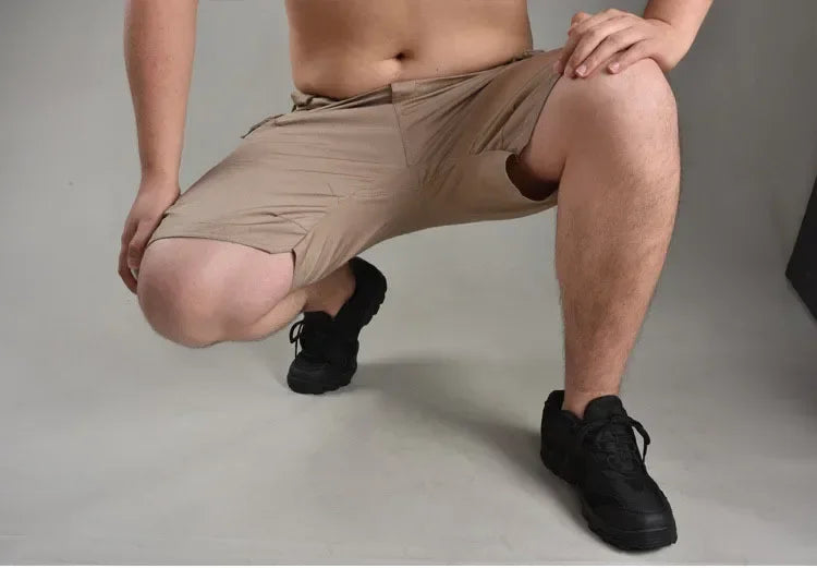 Short cargo imperméable à séchage rapide pour homme, pantalon multi-poches MAEJORKEN