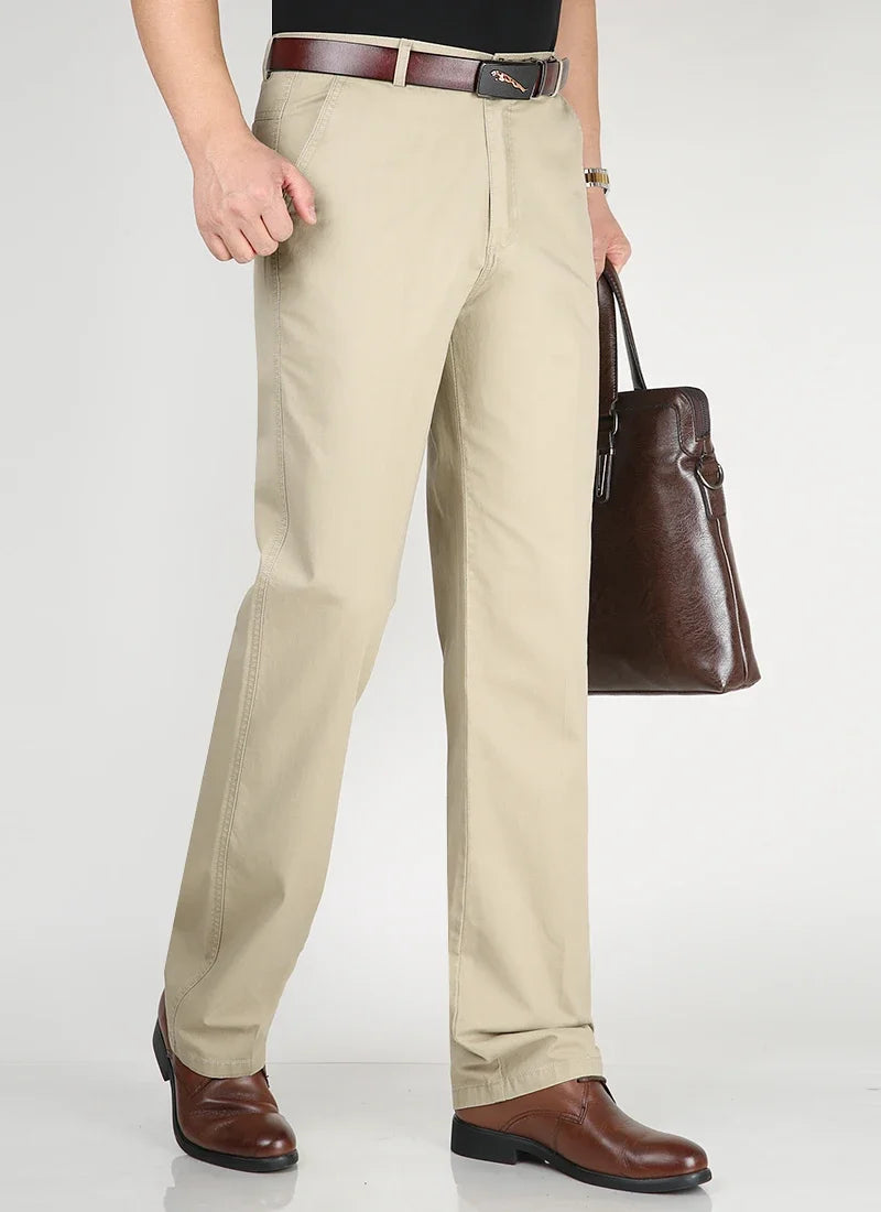 Pantalon Décontracté en Coton Fin MAEJORKEN
