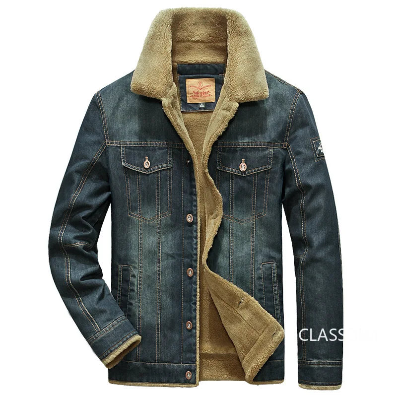 Veste en jean laine grandes tailles MAEJORKEN