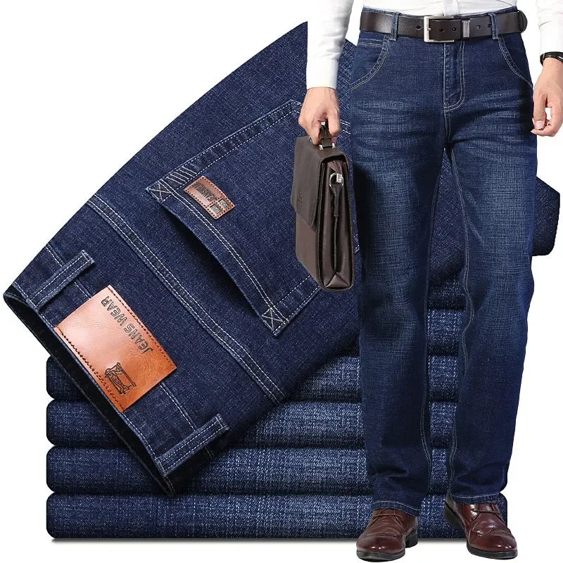 Jean droit en Denim élastique MAEJORKEN